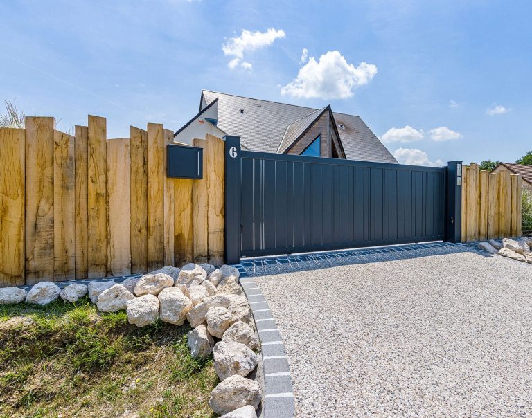 Portail Aluminium Coulissant Celina Kostum